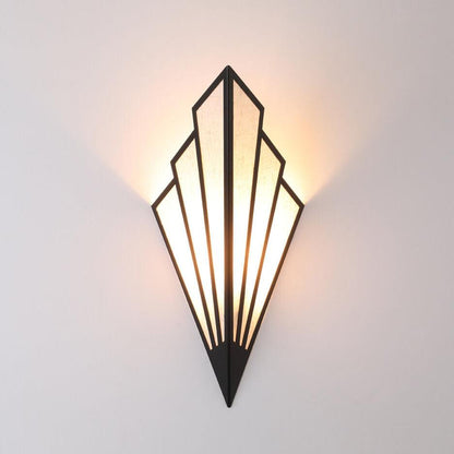 Creative Linen Scalloped Shade 1-Light Wall Sconce Lamps