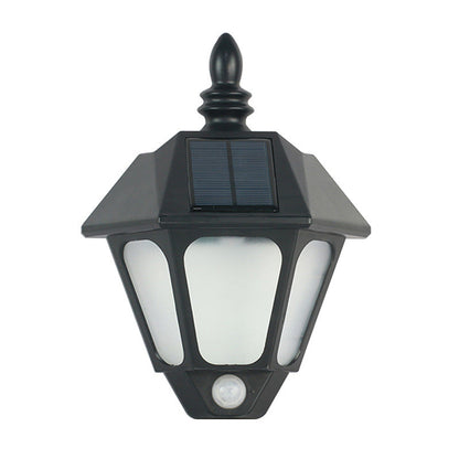 Solar Waterproof Decorative LED Outdoor Wall Sconce Lamp
