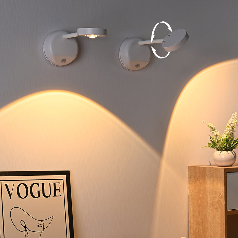 Modern Minimalist ABS USB Charing LED Wall Sconce Lamp