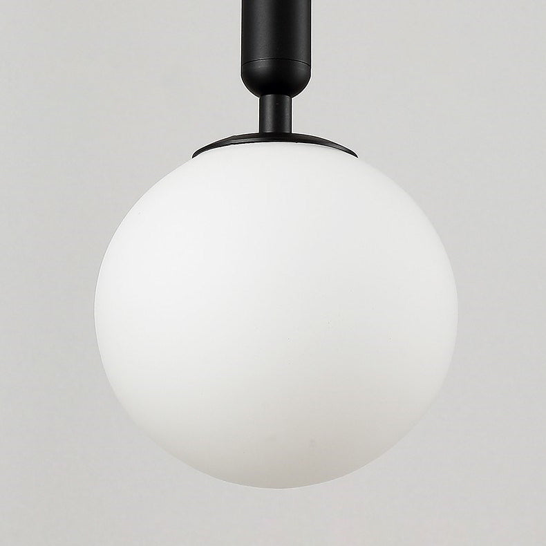 Nordic Orb Hardware Glass 1-Light Wall Sconce Lamp