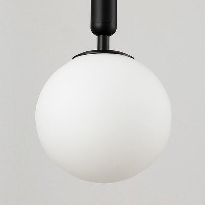 Nordic Orb Hardware Glass 1-Light Wall Sconce Lamp