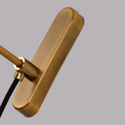Round Electroplated Copper Glass 1-Light Wall Sconce Lamp