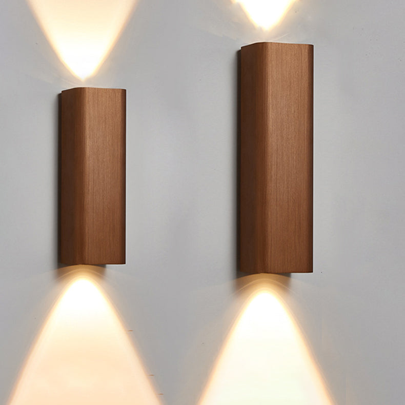 Modern Minimalist Rectangular Aluminum LED Wall Sconce Lamp
