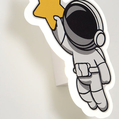 Acrylic Fairy Astronaut Iron LED Kids Wall Sconce Lamp