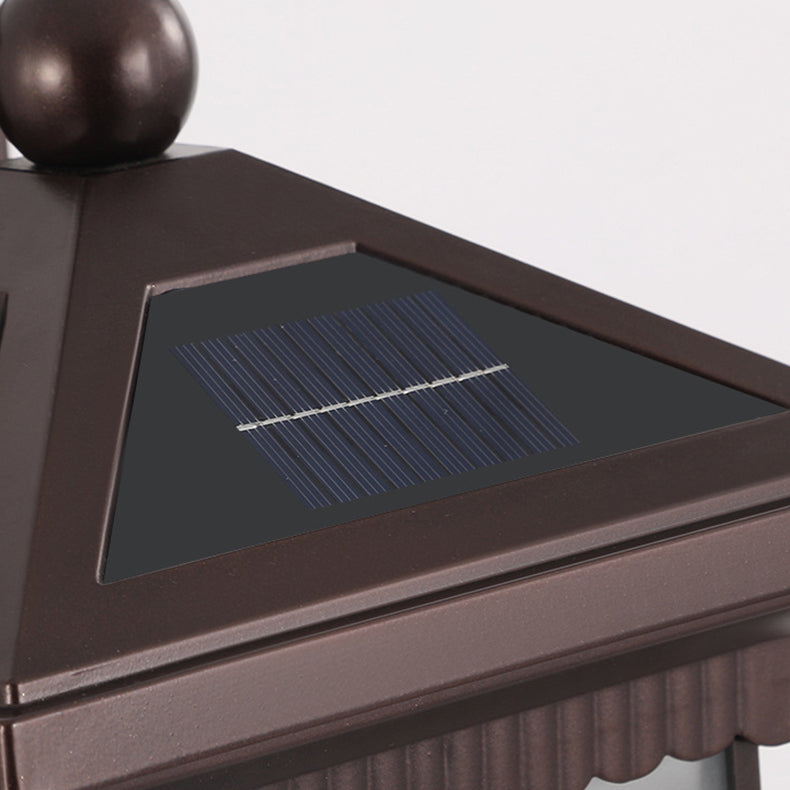Chinese Knot Pattern LED Waterproof Solar Wall Sconce Lamp