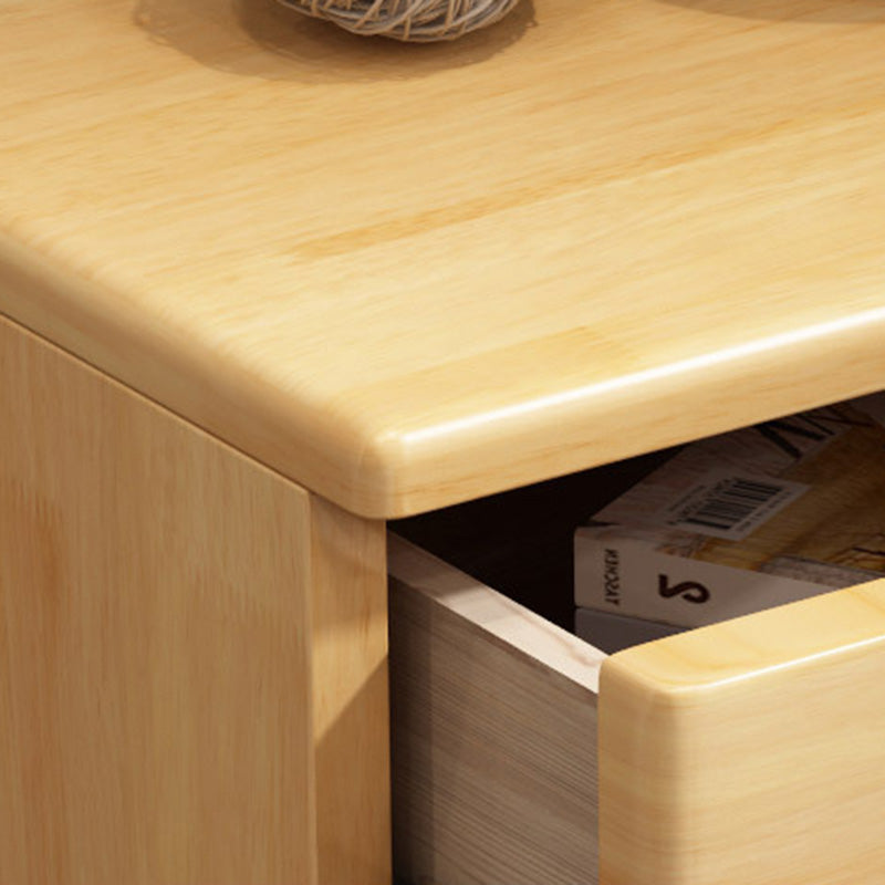 Japanese Wood Nightstand