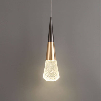 Light Aluminum Crystal Diamond Shape LED Wall Sconce Lamp