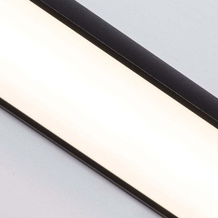 Rectangular Aluminum PC Waterproof LED Wall Sconce Lamp