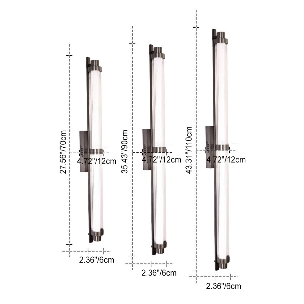 Scandinavian Stainless Steel Acrylic LED Wall Sconce Lamp
