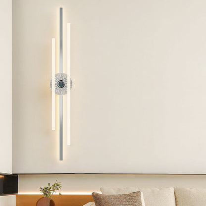 Long Strip Hardware Aluminum LED Wall Sconce Lamp