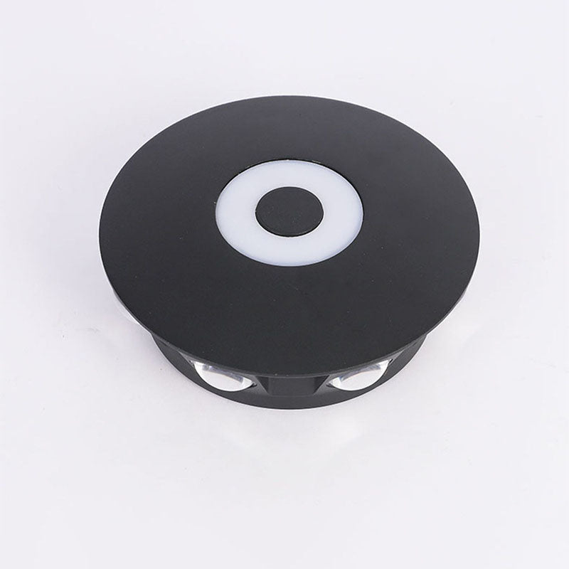 Scandinavian Aluminum Round Shade LED Wall Sconce Lamp