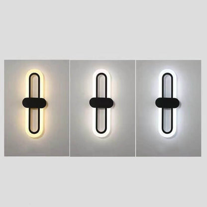 Circular Ring Acrylic Aluminum LED Wall Sconce Lamp