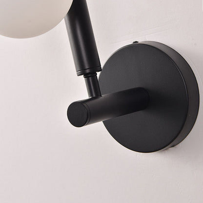 Simplicity Iron Glass Ball 3/5/7-Light Wall Sconce Lamp
