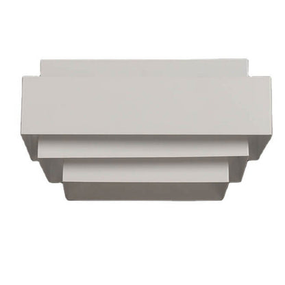 Square Geometric Cascade Iron 1-Light Wall Sconce Lamp