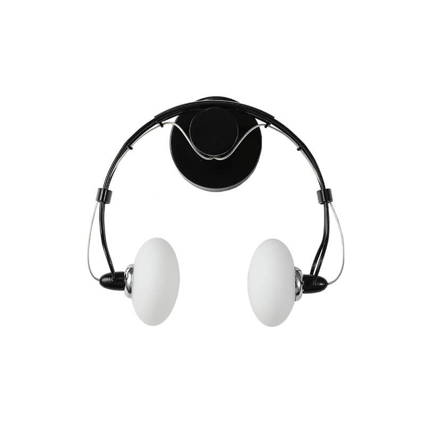Glass Creative Headphone Design 2-Light Wall Sconce Lamp