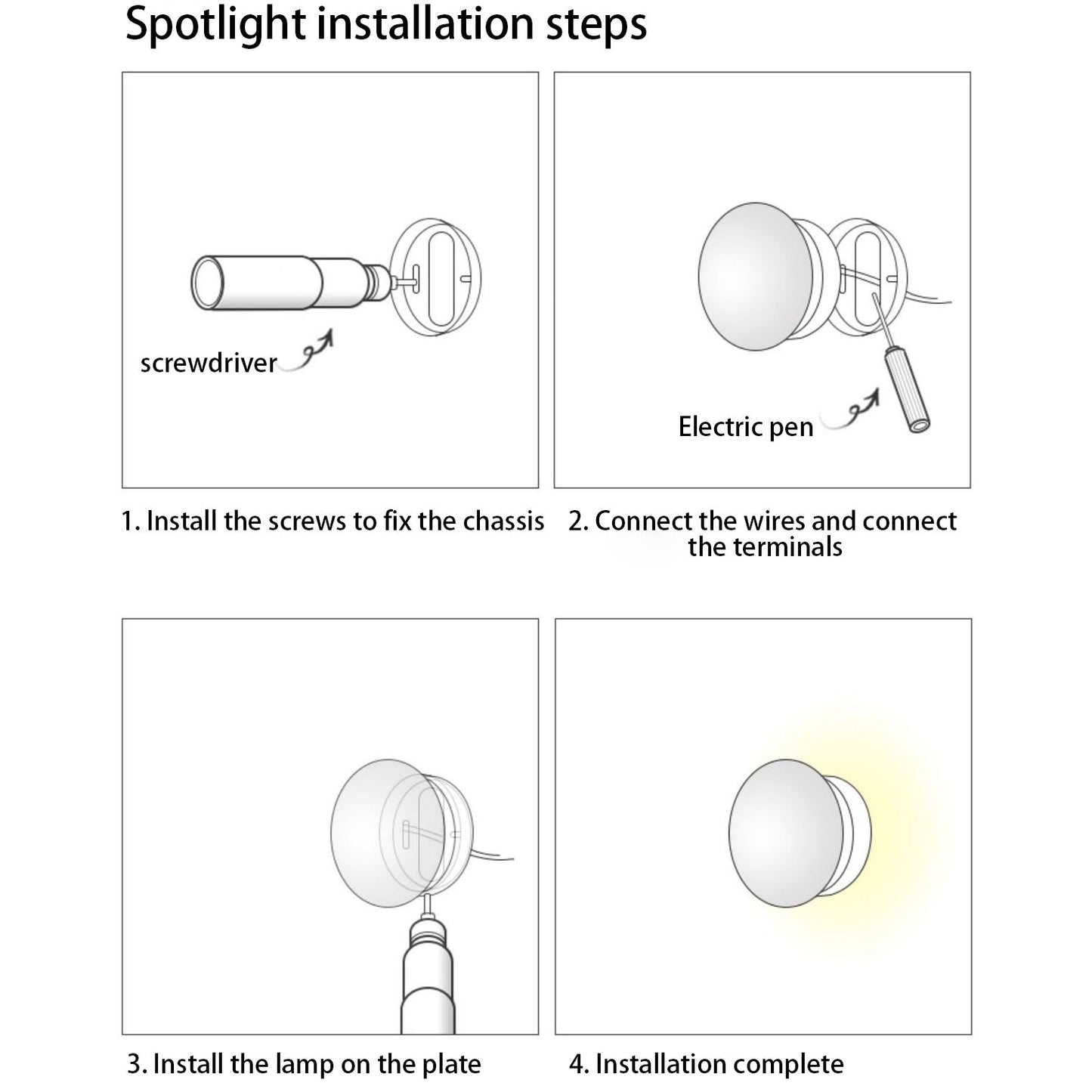 Spherical Electroplated Aluminum LED Wall Sconce Lamp