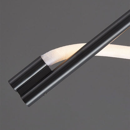 Copper-Plated Curve Long Bar Copper LED Wall Sconce Lamp