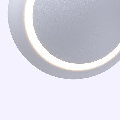 Minimalist Round Rotatable Aluminum PC LED Wall Sconce Lamp