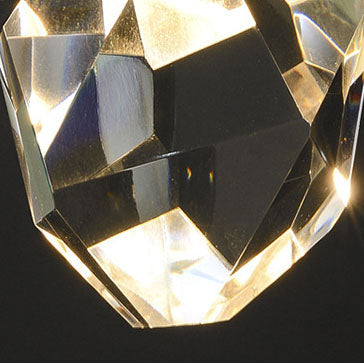 Cylinder Full Copper Crystal 1-Light Wall Sconce Lamp