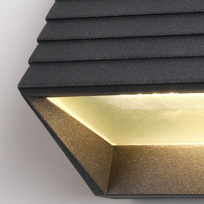 Outdoor Trapezoidal LED Waterproof Patio Wall Sconce Lamp
