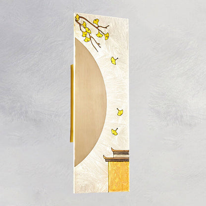 New Copper Ultra Thin Mural Design LED Wall Sconce Lamp