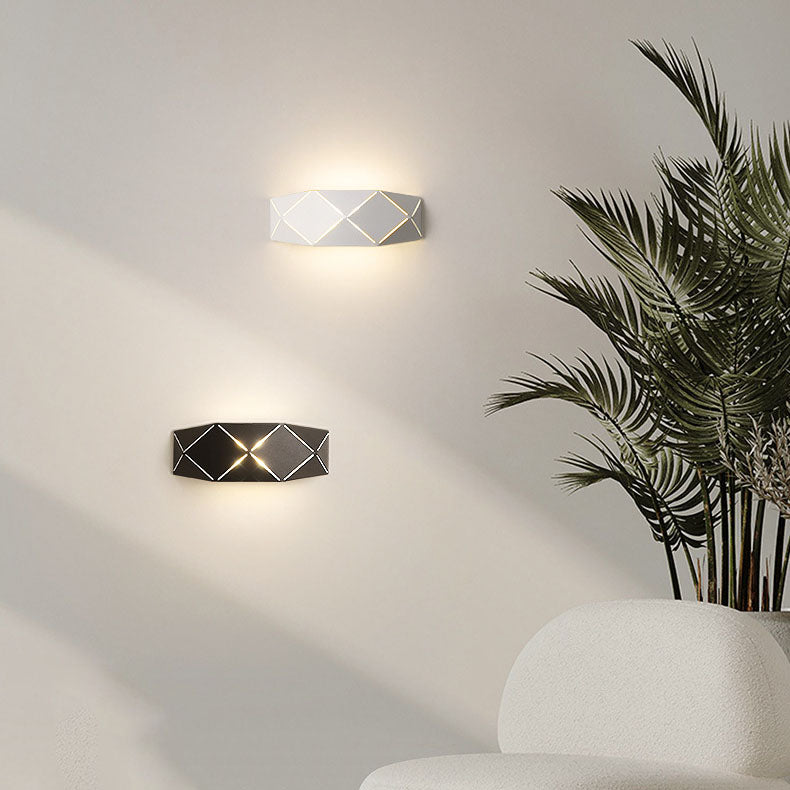 Nordic Iron Geometric Polyhedron LED Wall Sconce Lamp
