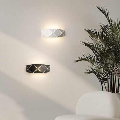 Nordic Iron Geometric Polyhedron LED Wall Sconce Lamp