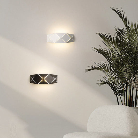 Nordic Iron Geometric Polyhedron LED Wall Sconce Lamp