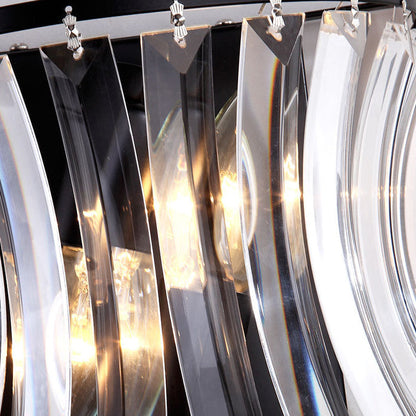 Dazzling Sheet Shade Hardware 2-Light Wall Sconce Lamp