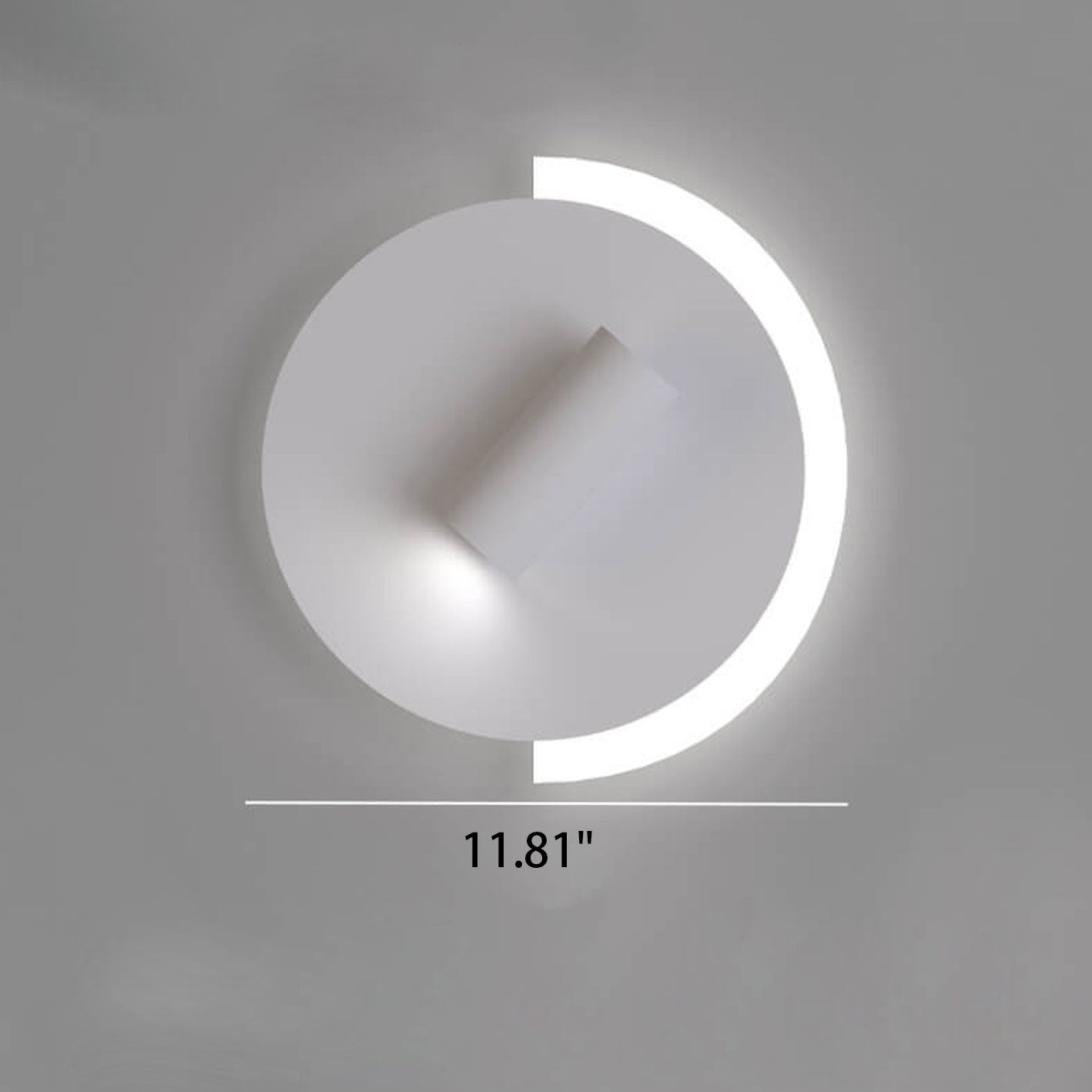 Acrylic Disc Spotlight Rotatable LED Wall Sconce Lamp