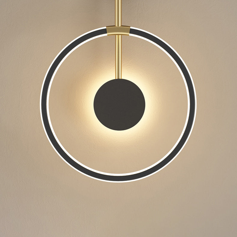Simplicity Circle Ring Silicone Strip LED Wall Sconce Lamp