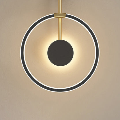 Simplicity Circle Ring Silicone Strip LED Wall Sconce Lamp