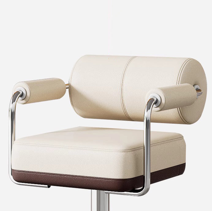 Contemporary Leather Bar Stool