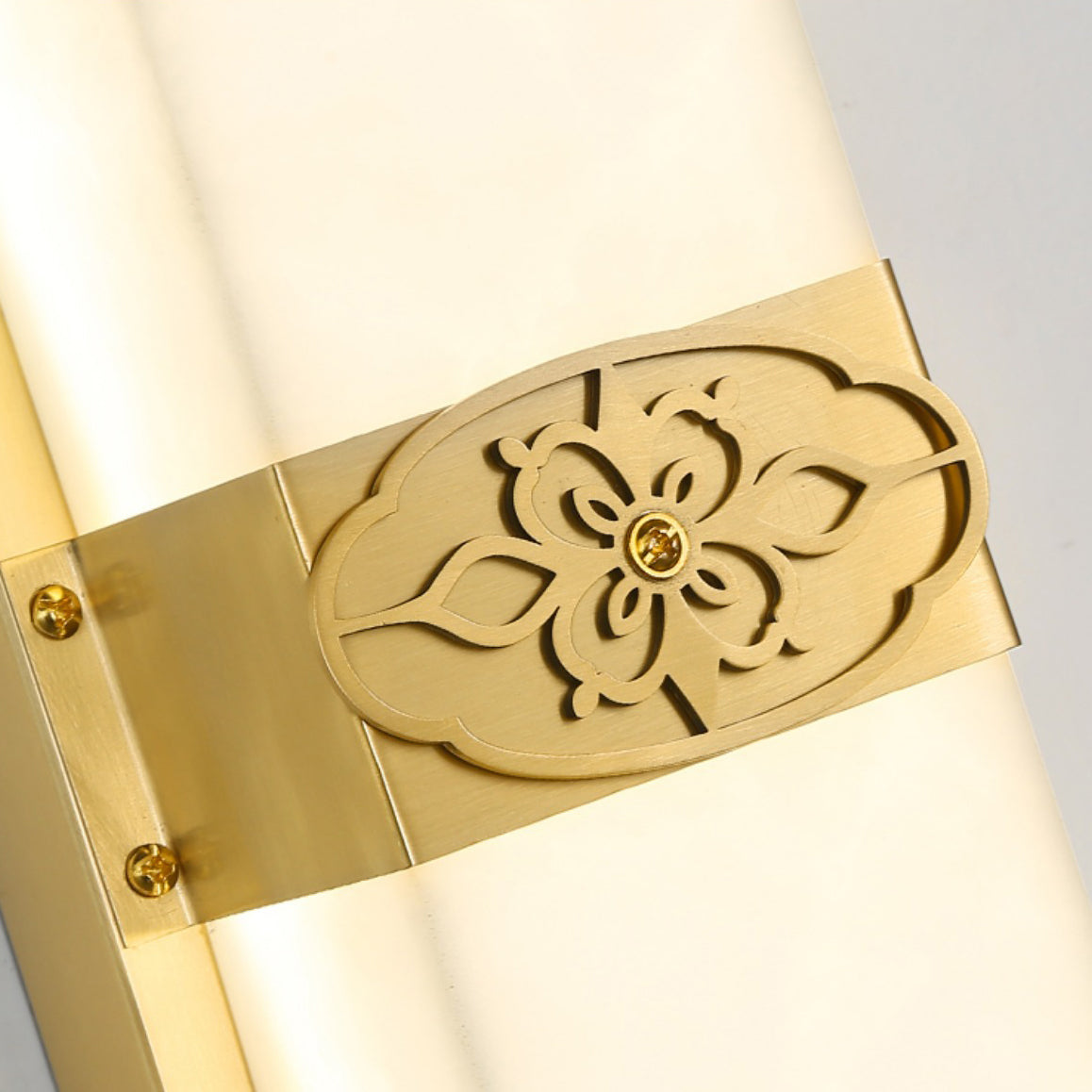 Chinese Strip Chinese Knot Cymbidium LED Wall Sconce Lamp
