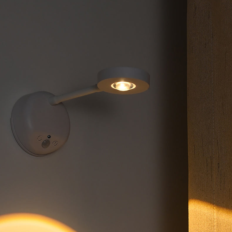Simplicity LED Rechargeable Motion Sensor Wall Sconce Lamp