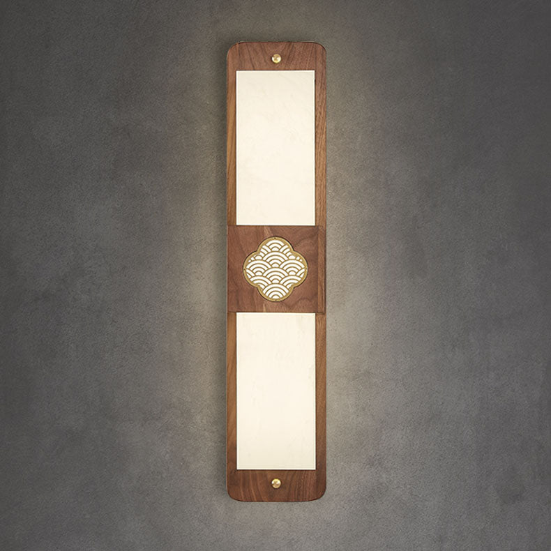 Chinese Acrylic Rectangular Cloud LED Wall Sconce Lamp