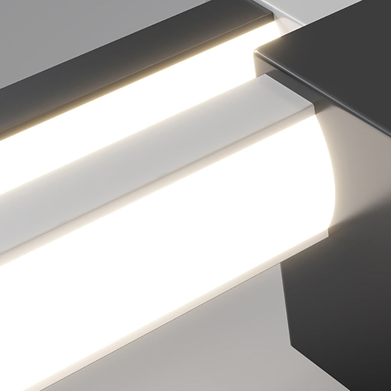 Double Aluminum Iron Silicone LED Wall Sconce Lamp