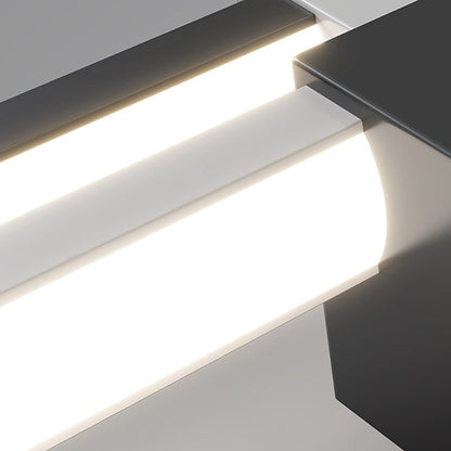 Double Aluminum Iron Silicone LED Wall Sconce Lamp
