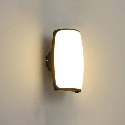 Geometry Aluminum Outdoor Waterproof LED Wall Sconce Lamp