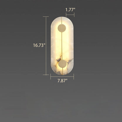 Modern Iron Circle LED Wall Sconce Lamp