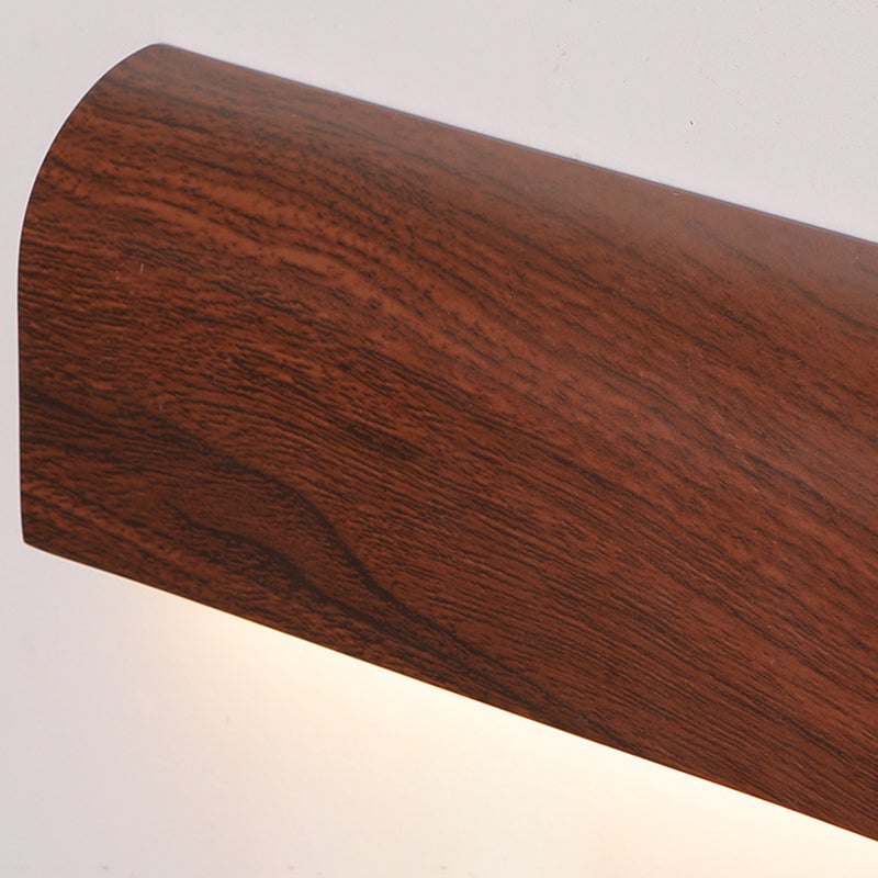 Japanese Aluminum Rectangular Shade LED Wall Sconce Lamp