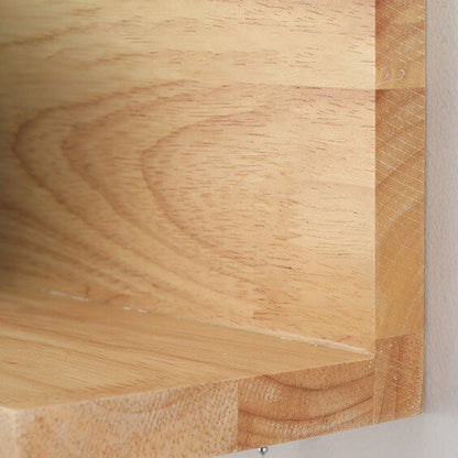 Planet Solid Wood Square Base 1-Light Wall Sconce Lamp