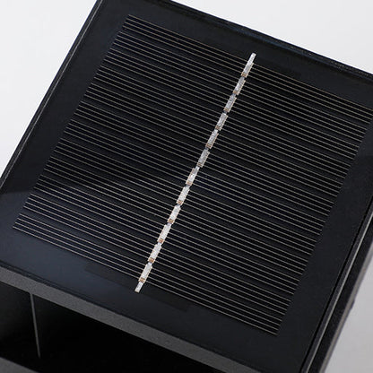 Simplicity LED Solar Waterproof Outdoor Wall Sconce Lamp