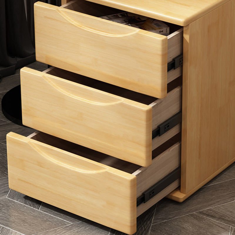 Japanese Wood Nightstand