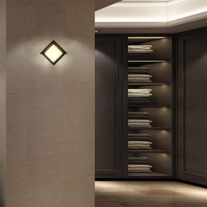 Aluminum Rhombus Smart App Dimming LED Wall Sconce Lamp