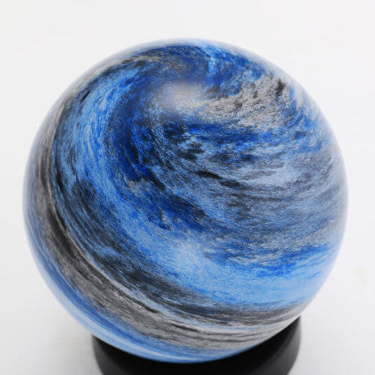 Creative Planet Glass Iron Orb 1-Light Wall Sconce Lamp