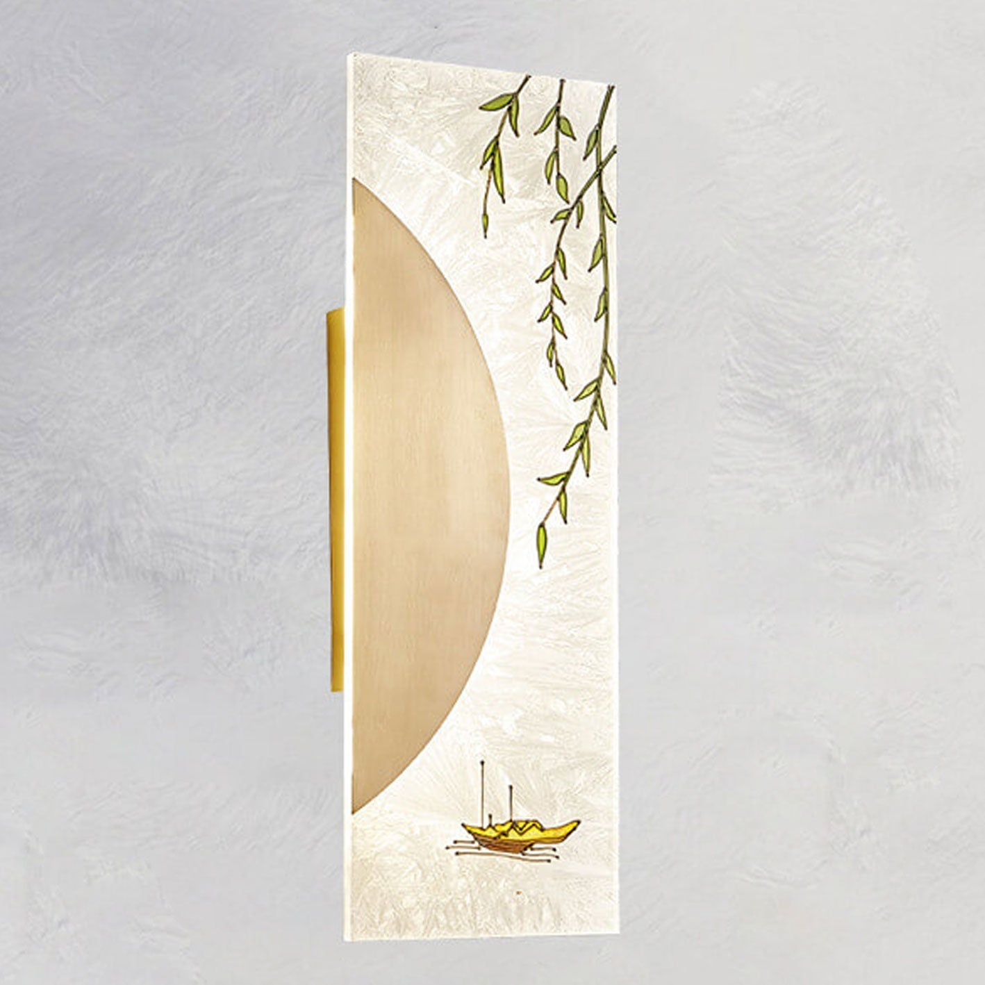 New Copper Ultra Thin Mural Design LED Wall Sconce Lamp