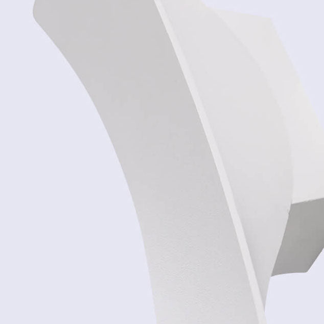 Rectangular Curved LED Outdoor Waterproof Wall Sconce Lamp