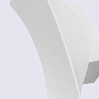 Rectangular Curved LED Outdoor Waterproof Wall Sconce Lamp