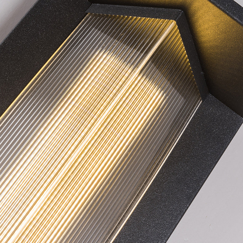 Simplicity Acrylic Shade LED Waterproof Wall Sconce Lamp